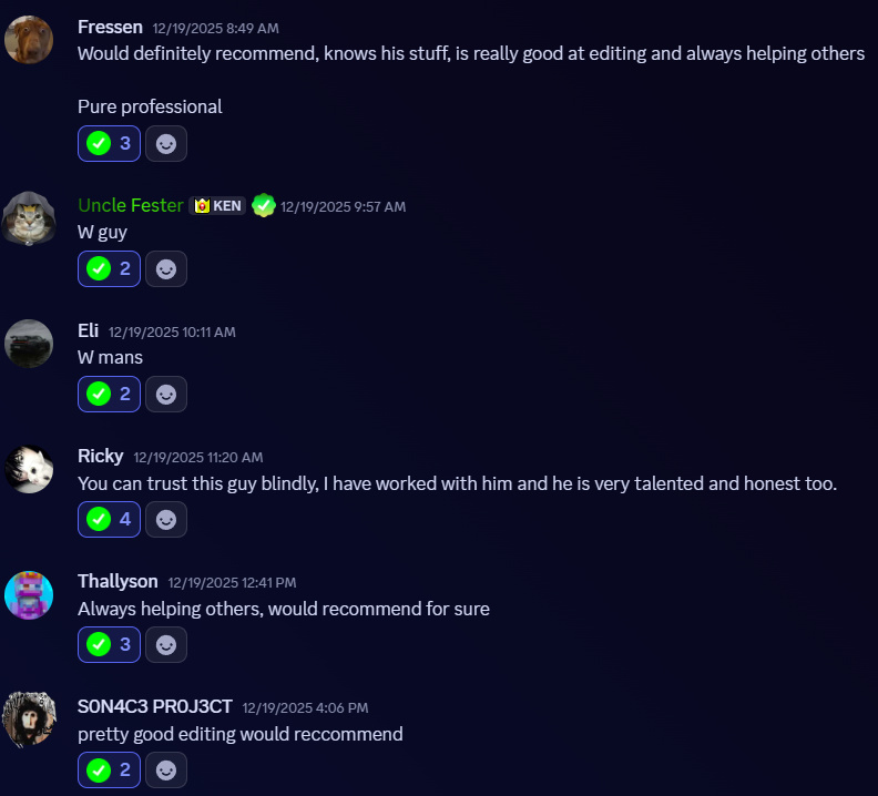 testimonials